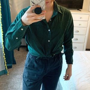 Thrifted American eagle button down